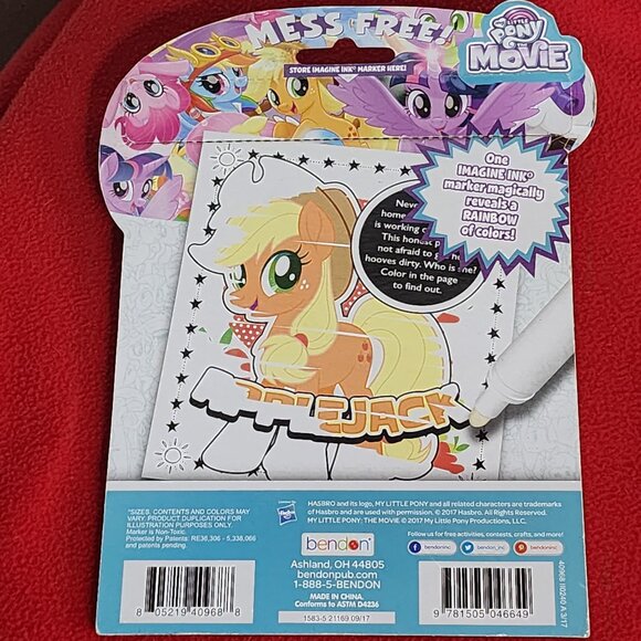 My Little Pony the Movie Imagine Ink Magic Reveal Games and Pictures Book - Picture 9 of 16